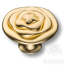 107-Gold Ручка кнопка, глянцевое золото