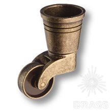 ART.2 BRASS WHELL Колесо мебельное, старая бронза