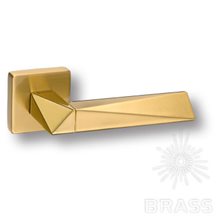 HA111RO11 GLB-GL\GLB AGATE Ручка дверная, матовое золото/глянцевое золото