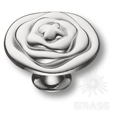 107-Chrome Ручка кнопка, глянцевый хром