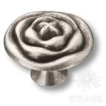 107-Silver Ручка кнопка, серебро