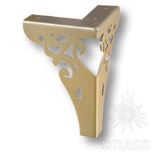 KAX-4626-0150-C25 Опора мебельная резная, цвет - матовое золото