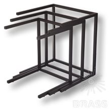 KAX-0141-B13 Опора мебельная (комплект из 3-х опор), цвет - черный