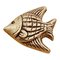503L2 Ручка кнопка рыбка морская коллекция, старая бронза
